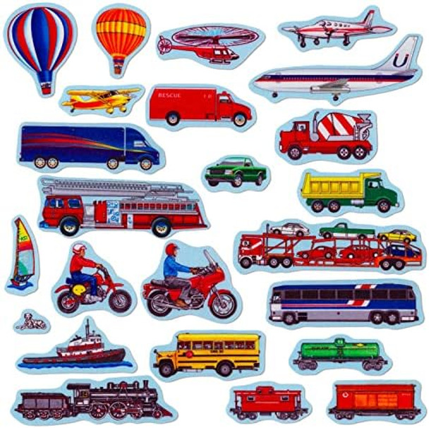 Little Folk Visuals Train, Trucks & Planes Precut Flannel/Felt Board Figures, 24 Pieces Add-On Set Little Folk Visuals Train, Trucks & Planes Precut Flannel/Felt Board Figures, 24 Pieces Add-On Set