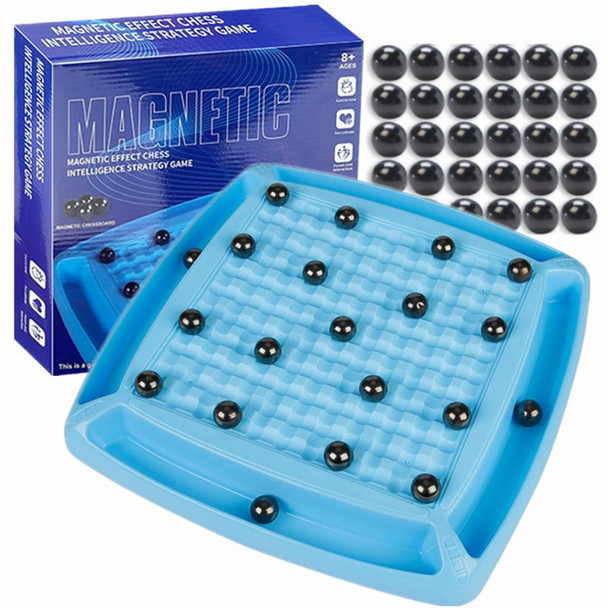 Ovlada Magnetic Chess Game, Sank Magnetism Versus Chess, Fun Family Magnet Stone Board Game, With 40 Pcs Stones Magnetic Chess Board Game,Magnetic Game s For Boys & Girls, 2-4 Players. (40 Pcs Magnets)