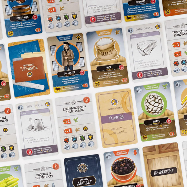 Paverson Games Distilled: Cask Strength - 55 Card Mini Expansion, Spiritied Strategy Board Game, s & Flavors, Ages 14+, 1-5 Players
