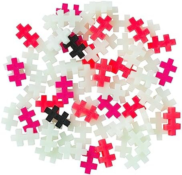 Plus Plus 3D Puzzle Building Block Set, 70 Mini Interlocking Pieces, Fun Stem Toys For Kids - Axolotl Mini Maker Tube