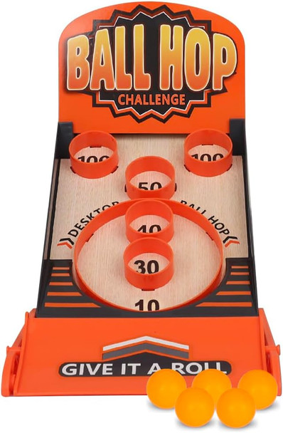 Point Games Point Games Ball Hop Game - Collapsible Arcade Games - Solo Or Team Home Tabletop Game For Party Activity Birthday - Easy Setup (Small)