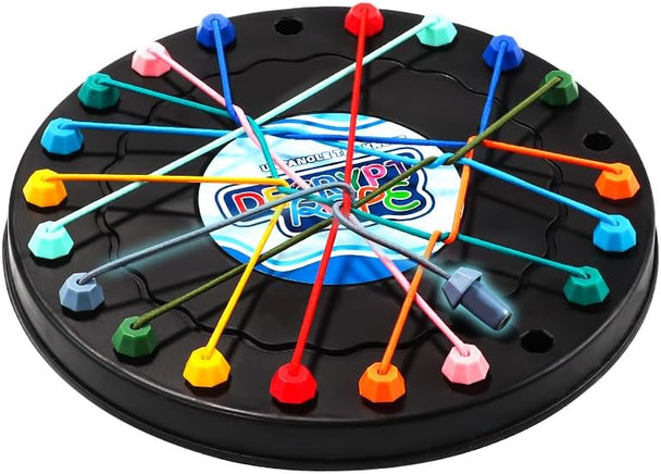 Poveyan Rope Untangling Puzzle Game, Educational Strategy Board Game For Kids & Adults, Family Travel Party Games,Kids Classroom Prizes, s For All Ages(Large)