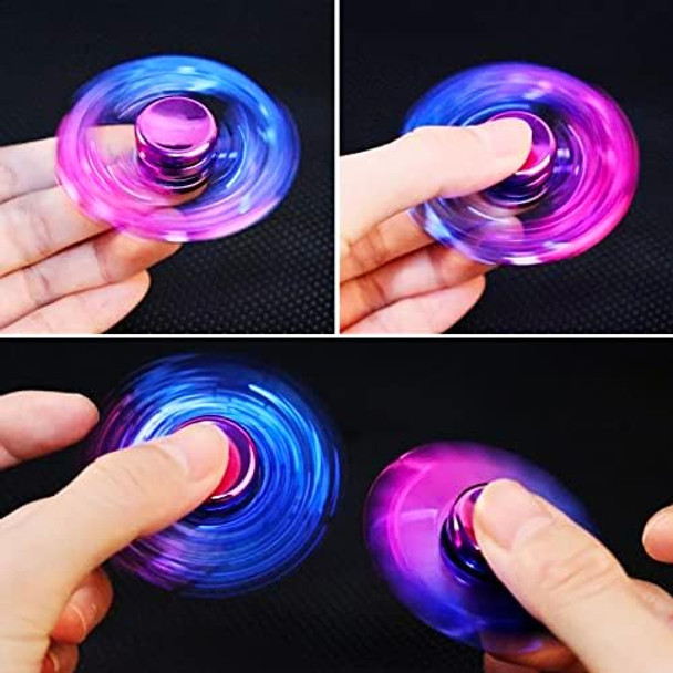 Proundlion 20 Pcs Cool Fidget Spinners For Kids Adults Boys Girls,Sensory Hand Fidget Pack,Stress Anxiety Adhd Relief Fidgets Toy,Party Favors,Birthday s,Goodie Bag Stuffers,Classroom Prizes