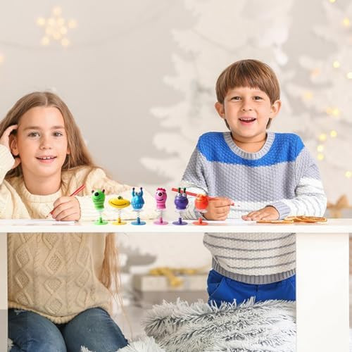 Pusps 6P Colorful Monster Jump Pop Monster Kids Party Pack Loot Stuffers Classroom Rewards Lucky Prize Party Favors For Boys And Girls Small