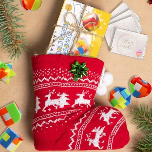 Qumiimet Brain Teaser Puzzles For Kids Teens And Adults 12Pcs,Mind Game Puzzle Set, 3D Plastic Unlock Interlock Toy, Desk Toys For Office For Adults,Suitable For Iq,Logic Test, Fidgeting And Pastime