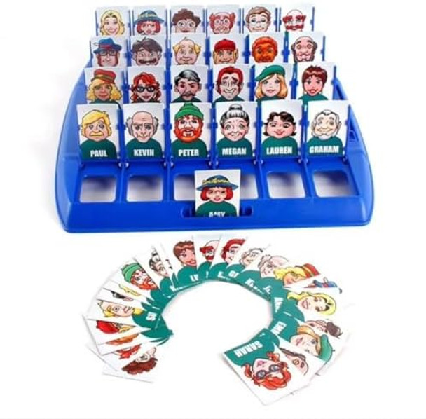 R Reva Who Is It - Classic Family Guessing Board Game For Kids & Adults, Fun Puzzle Game For Travel, Parties & Game Night