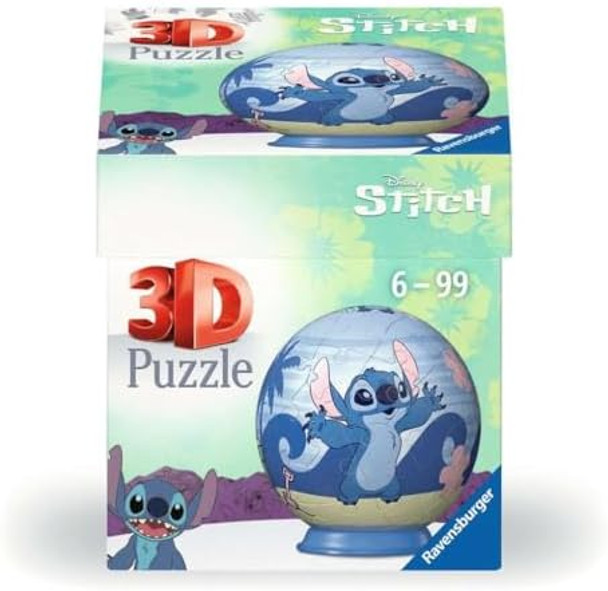 Ravensburger Disney Stitch s And Toys - 3D Jigsaw Puzzle For Kids Age 6 Years Up - 54 Pieces - No Glue Required
