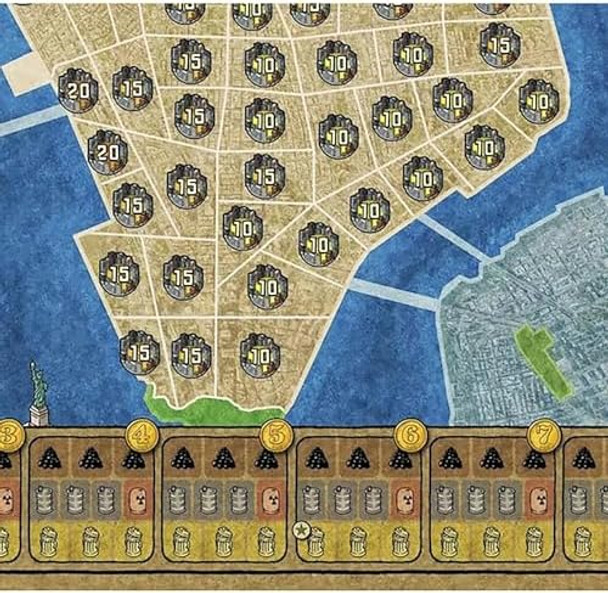 Rio Grande Games : Power Grid Bremen/Manhattan -Strategy Board Game, Electric Power Companies Competition, Economic Development, Ages 14+, 2-6 Players