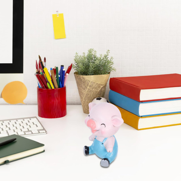 Sewroro Digital Dashboard Car Bobblehead Dashboard Pig Shaking Head Doll For Car Interior Decoration Ornament Accessories Blue Home Ornament Sewroro Digital Dashboard Car Bobblehead Dashboard Pig Shaking Head Doll For Car Interior Decoration Ornament Accessories Blue Home Ornament