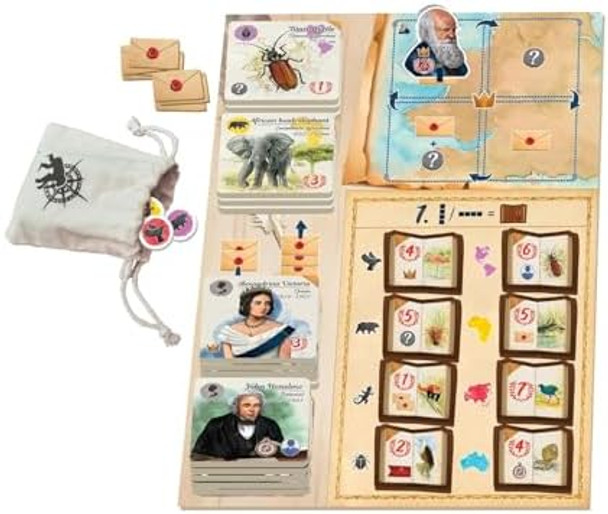 Sorry We Are French In The Footsteps Of Darwin: Correspondence Expansion To Mensa Select Winner Ages 8+ 2 To 5 Players 30 Minutes