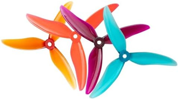 Speedy Bee 16Pcs Fpv Drone Props Propeller: Gemfan Hurricane 51499 Tri-Blade 5 Inch Props For 4S 6S Fpv style Racing, 8Xcw 8Xccw