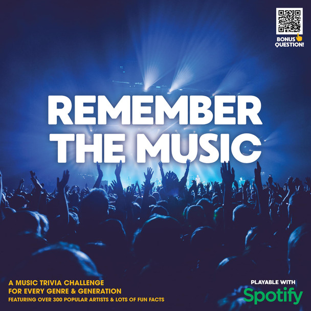 Tcg Toys Longshore: Remember The Music Game - Music Trivia Challenge & Party Game, For Every Genre & Generation, Playable With Spotify, Kids-Adults Ages 8+