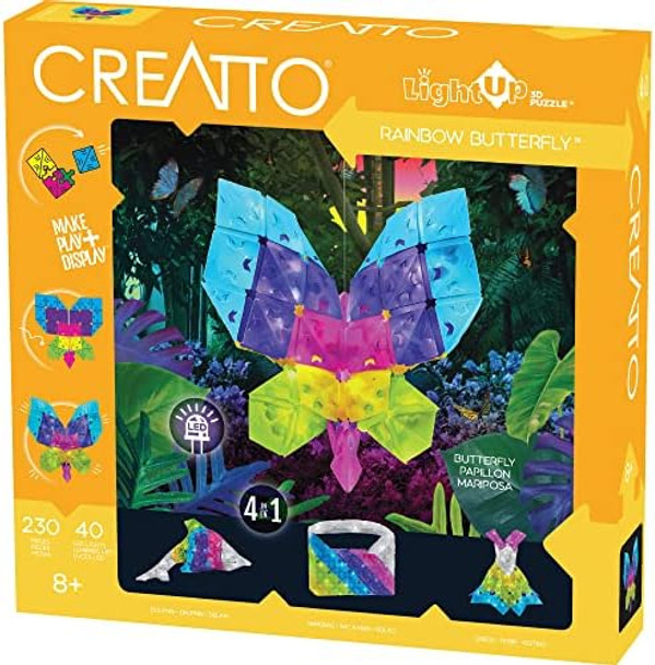 Thames & Kosmos Creatto Rainbow Butterfly Light-Up 3D Puzzle Kit Includes Creatto Puzzle Pieces To Make Your Own Illuminated Craft Creations Diy Activity Kit & Led Lights Thames & Kosmos Creatto Rainbow Butterfly Light-Up 3D Puzzle Kit Includes Creatto Puzzle Pieces To Make Your Own Illuminated Craft Creations Diy Activity Kit & Led Lights