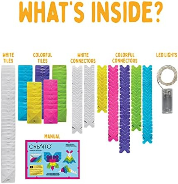 Thames & Kosmos Creatto Rainbow Butterfly Light-Up 3D Puzzle Kit Includes Creatto Puzzle Pieces To Make Your Own Illuminated Craft Creations Diy Activity Kit & Led Lights Thames & Kosmos Creatto Rainbow Butterfly Light-Up 3D Puzzle Kit Includes Creatto Puzzle Pieces To Make Your Own Illuminated Craft Creations Diy Activity Kit & Led Lights