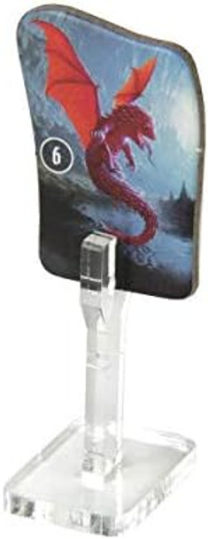 The Broken Token Clear Flying Stands Pack Of 10 - Compatible With Gloomhaven & Other Tabletop Games