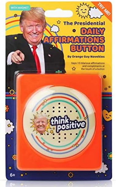 The Monocle Breakers Donald Trump Talking Positivity Button - Says 15 Different Compliments And Affirmations Quotes In His Voice The Monocle Breakers Donald Trump Talking Positivity Button - Says 15 Different Compliments And Affirmations Quotes In His Voice