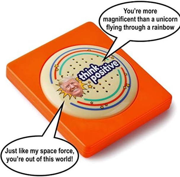 The Monocle Breakers Donald Trump Talking Positivity Button - Says 15 Different Compliments And Affirmations Quotes In His Voice The Monocle Breakers Donald Trump Talking Positivity Button - Says 15 Different Compliments And Affirmations Quotes In His Voice