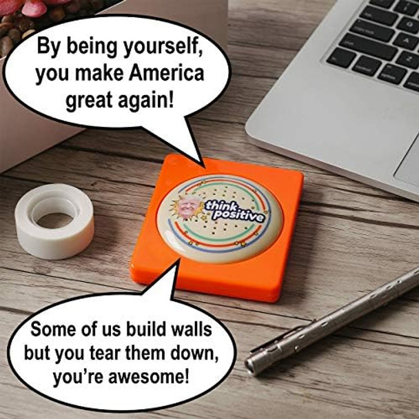 The Monocle Breakers Donald Trump Talking Positivity Button - Says 15 Different Compliments And Affirmations Quotes In His Voice The Monocle Breakers Donald Trump Talking Positivity Button - Says 15 Different Compliments And Affirmations Quotes In His Voice