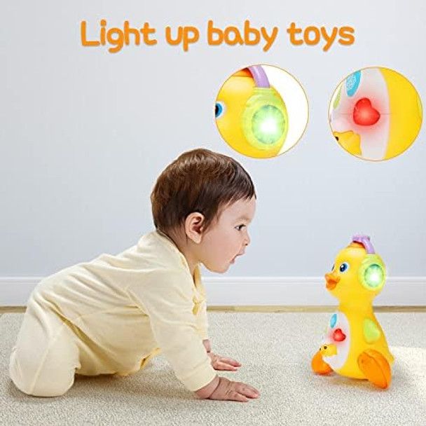 Tsomtto Baby Musical Duck Toy Dancing Crawling Tummy Time, Light Up Infant Toys 0-3-6 6-12 12-18 Months s For 1 2 Year Old Boys Girls Baby Learning Development Toddler Toys Age 0-2 Tsomtto Baby Musical Duck Toy Dancing Crawling Tummy Time, Light Up Infant Toys 0-3-6 6-12 12-18 Months s For 1 2 Year Old Boys Girls Baby Learning Development Toddler Toys Age 0-2