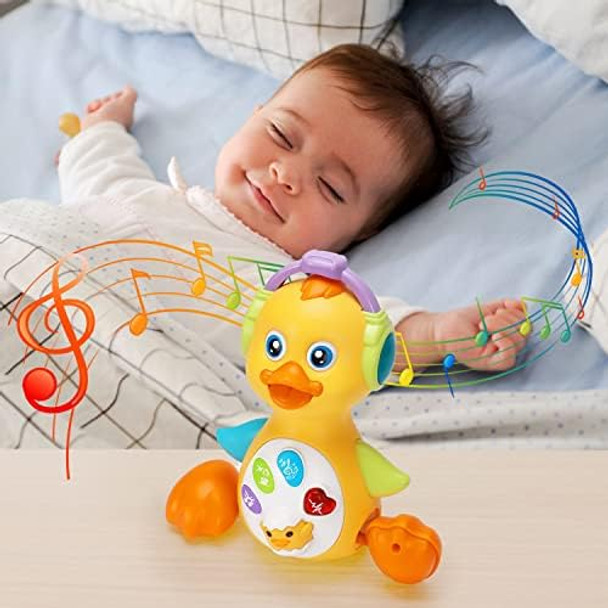 Tsomtto Baby Musical Duck Toy Dancing Crawling Tummy Time, Light Up Infant Toys 0-3-6 6-12 12-18 Months s For 1 2 Year Old Boys Girls Baby Learning Development Toddler Toys Age 0-2 Tsomtto Baby Musical Duck Toy Dancing Crawling Tummy Time, Light Up Infant Toys 0-3-6 6-12 12-18 Months s For 1 2 Year Old Boys Girls Baby Learning Development Toddler Toys Age 0-2
