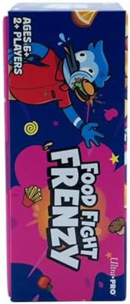 Ultra Pro Food Fight Frenzy - Fun & Fast-Paced Family Dice Game Rolls, Pattern Matching, And Dice Game For 2-6 Players, 72 Tiles & 13 Oversized Dice, Family Party Game