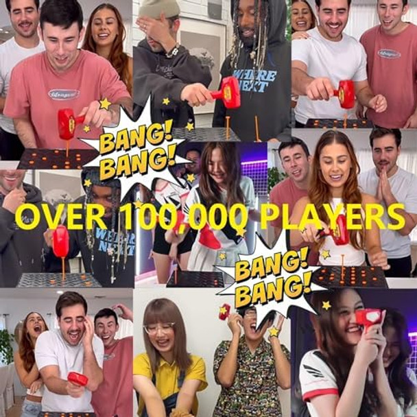 Uniqus Balloon Game Balloon Popping Game Blast Box Family Game Night Favorite Board Game Toys Engaging For Kids & Adults Play Solo Or Challenge Friends Popular Social Media Games For Everyone Party Fun Props