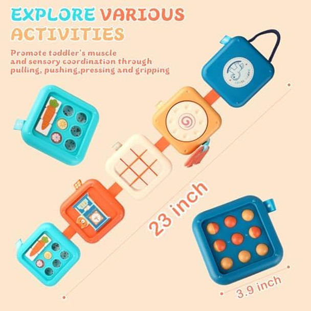 Vanchief Busy Board For 1 Year Old, Montessori Toys For 1 Year Old, 8-In-1 Develop Fine Motor Skills Travel Toys, Busy Board Birthday For Boy Girl Toddler Vanchief Busy Board For 1 Year Old, Montessori Toys For 1 Year Old, 8-In-1 Develop Fine Motor Skills Travel Toys, Busy Board Birthday For Boy Girl Toddler