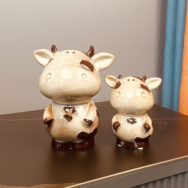 Wait Fly Cow Piggy Coin Bank, Ceramic Animal Money Box Wait Fly Cow Piggy Coin Bank, Ceramic Animal Money Box