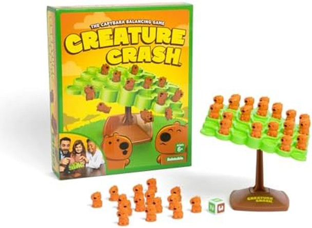 What Do You Meme Creature Crash™ By Relatable – The Capybara Balancing Game, Ages 6 And Up. An Adorable Kids Games That Combines Skill And Action, A Perfect Addition To Family Game Night