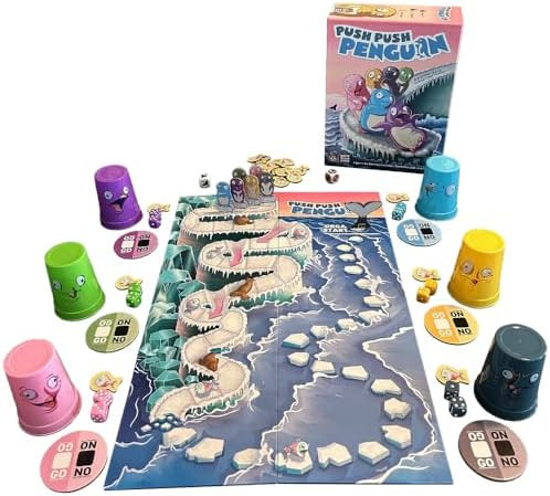 Wise Wizard Games Wacky Wizard Games: Push Push Penguin The Board Game