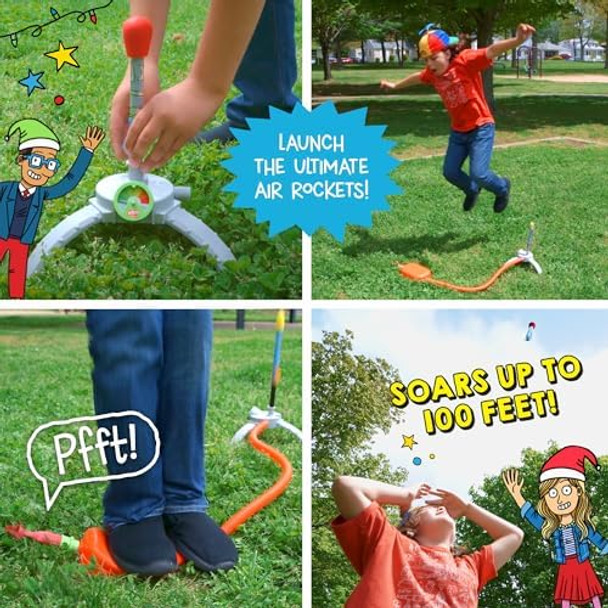 Wondery Kids Thames & Kosmos Wow In The World Ultimate High-Flying Air Rocket Launch Up To 100Ft, Fun Sound Effects, Kids Outdoor Toy, Companion Audio Content, Bonus Reusable Science Tool, Stem Toy Kids 4 Wondery Kids Thames & Kosmos Wow In The World Ultimate High-Flying Air Rocket Launch Up To 100Ft, Fun Sound Effects, Kids Outdoor Toy, Companion Audio Content, Bonus Reusable Science Tool, Stem Toy Kids 4