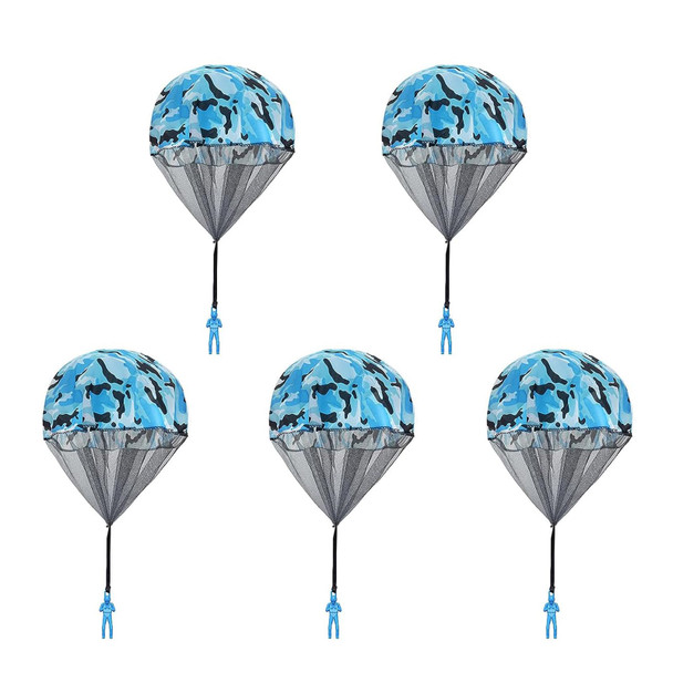 Yitaocity 5 Packs Parachute Men Tangle Outdoor Flying Parachute Men Toys Hand Throwing Watching Landing Toy No Battery Flying Army Parachute Toys (Army Green)