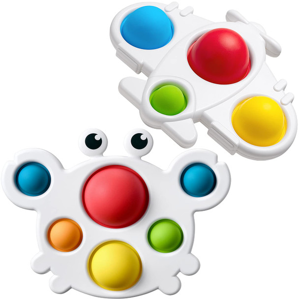 Yowellgo Baby Simple Sensory Toys, Simple Fidget Toys Silicone Flipping Crab & Airplane Board, Best Fidget Toy For Early Educational Toddler Baby s, Stress Relief Hand Toys Yowellgo Baby Simple Sensory Toys, Simple Fidget Toys Silicone Flipping Crab & Airplane Board, Best Fidget Toy For Early Educational Toddler Baby s, Stress Relief Hand Toys