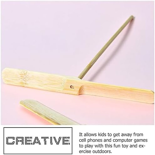 Zerodeko 20Pcs Bamboo Dragonfly Kids Playthings Outdoor Flying Toys Party Favors Kids Throw And Catch Toy Exercise Flying S Interactive Children Garden