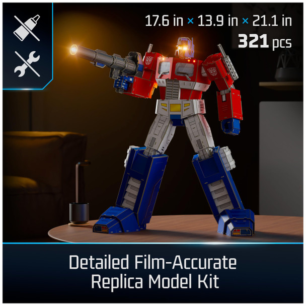 4D Build, Transformers Optimus Prime 3D Model Kit With Led Lights, Transformers Collectibles & Desk Décor, Adult Building Toys, 3D Puzzles For Adults & Teens, 321 Pieces, For Ages 12 & Up 4D Build, Transformers Optimus Prime 3D Model Kit With Led Lights, Transformers Collectibles & Desk Décor, Adult Building Toys, 3D Puzzles For Adults & Teens, 321 Pieces, For Ages 12 & Up