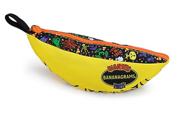 Bananagrams Halloween Party Family Tile Game Ages 10+ 2-8 Players 30 Minutes Playing Time