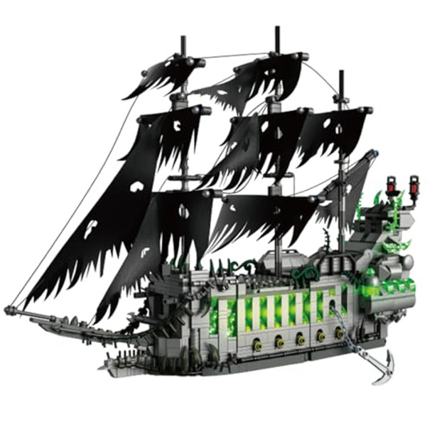 Bdydt Pirate Ship Set Flying Dutchman Ghost Pirate Ship Mini Building Blocks Set(1573Pcs) Building Set Model Toys S For Kid And Adult,Interesting S For Pirate Ship Enthusiasts Bdydt Pirate Ship Set Flying Dutchman Ghost Pirate Ship Mini Building Blocks Set(1573Pcs) Building Set Model Toys S For Kid And Adult,Interesting S For Pirate Ship Enthusiasts