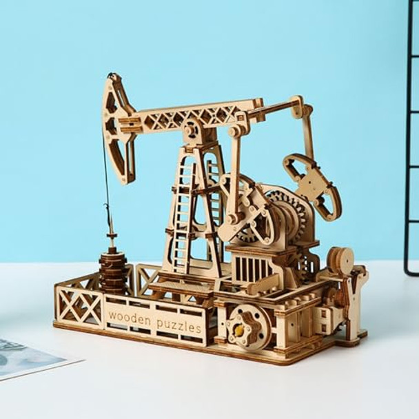 Bennama 3D Wooden Puzzles Oilfield Oil Pump Model Kits, Brainteaser And Puzzle For Christmas/Birthday,S For Adults And Teens To Build Combination Bennama 3D Wooden Puzzles Oilfield Oil Pump Model Kits, Brainteaser And Puzzle For Christmas/Birthday,S For Adults And Teens To Build Combination