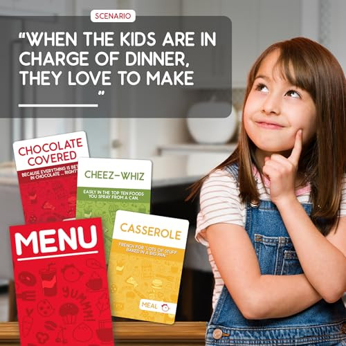 Blue Wasatch Games Plate It Up - A Foodie Party Game Mix Ingredients And Make Crazy Dishes Includes Over 350 Foods And Fun Scenarios Ages 8+ 3-6 Players 20 Min To Play