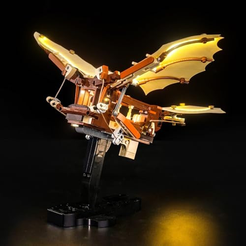 Brickbling Led Light Compatible With Lego Leonardo Da Vinci'S Flying Machine 10363 - Lights Only, Not Come With Model
