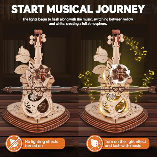 Btec 3D Wooden Puzzles For Adults,Bluetooth Wooden Puzzle Violin For Adults/Teens,Diy Music Box Model Kit,Building Kits Magic Cello Model Kit Unique Home Decor For Men Women Hobbies For Birthday Btec 3D Wooden Puzzles For Adults,Bluetooth Wooden Puzzle Violin For Adults/Teens,Diy Music Box Model Kit,Building Kits Magic Cello Model Kit Unique Home Decor For Men Women Hobbies For Birthday
