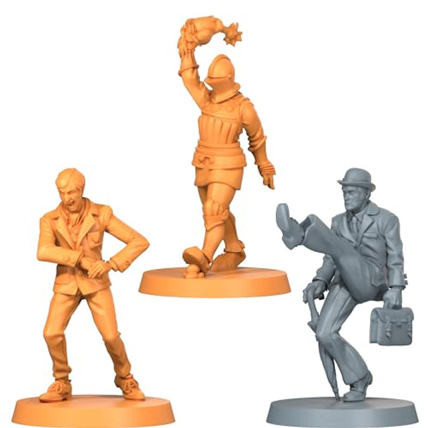 Cmon Zombicide Monty Python'S Flying Circus Character Pack - Unique Mechanics & Irreverent Gameplay Cooperative Strategy Board Game, Ages 14+, 1-6 Players, 60 Minute Playtime, Made By Cmon