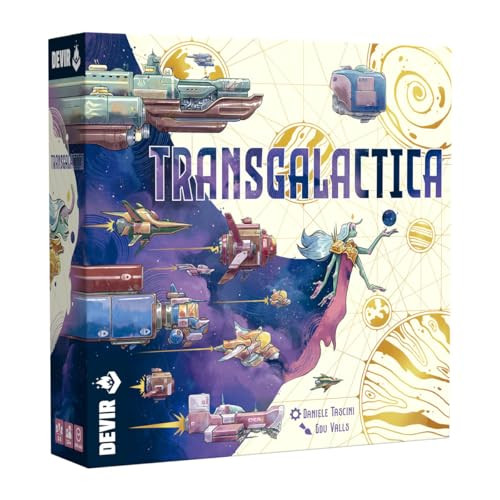 Devir Transgalactica Board Game, Space Worker Placement And Engine Building Game