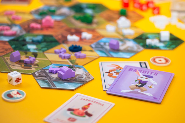 Farms Race Game - Nuke Your Friends. 1-2 Hour Strategy Board Game For Adults And Family. 2-4 Players. Ages 14+. (Standard Edition)