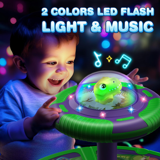 Flooyes Flooyes Dinosaur Sit And Spin Toys For Toddlers Boys 1 2 3 Years Old, Birthday For Boys Age 2-4 With Led Lights And Music, 360° Spin Flooyes Flooyes Dinosaur Sit And Spin Toys For Toddlers Boys 1 2 3 Years Old, Birthday For Boys Age 2-4 With Led Lights And Music, 360° Spin