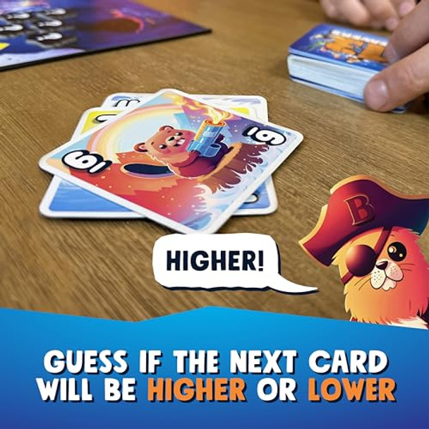 Format Games 13 Beavers Board Game - The Riveting Beaver Journey, Family-Friendly Card Guessing Adventure, Ever-Changing Gameplay Ages 7+, 2-6 Players, 30-45 Minute Playtime, Made