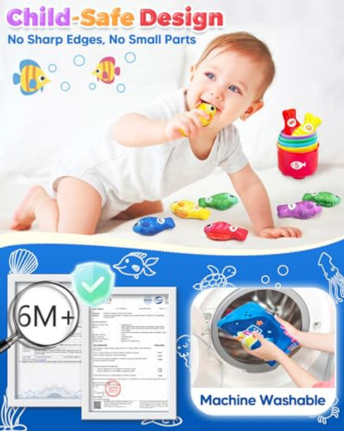 Gagule Montessori Toys For 1 Year Old, Toddler Fishing Game With Stacking Cups, Learning Educational Toys For 1 2 Year Old Boy Girl Birthday S, Baby Toy 12-18 Months, Sensory Sorting Toy For Toddlers 1-3 Gagule Montessori Toys For 1 Year Old, Toddler Fishing Game With Stacking Cups, Learning Educational Toys For 1 2 Year Old Boy Girl Birthday S, Baby Toy 12-18 Months, Sensory Sorting Toy For Toddlers 1-3