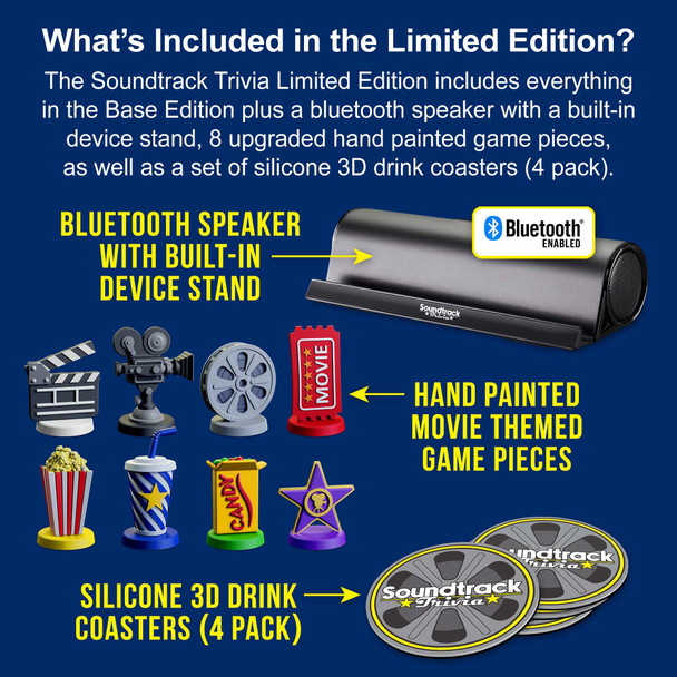 Game Night Media Soundtrack Trivia Movie Game, Name The Movie From A 15 Second Music Clip, Board Game For Family, Adults, Kids Ages 8+, 1 Or More Players By Game Night Media