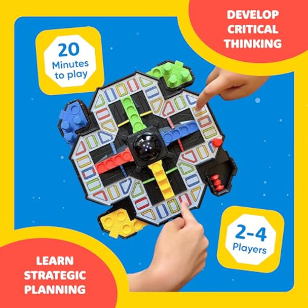 Giiker Super Ludo Board Games, Kids Games For 2-4 Players, Family Party Games For Kids And Adults,Toys For Ages 6 And Up, Birthdays For Boys And Girls