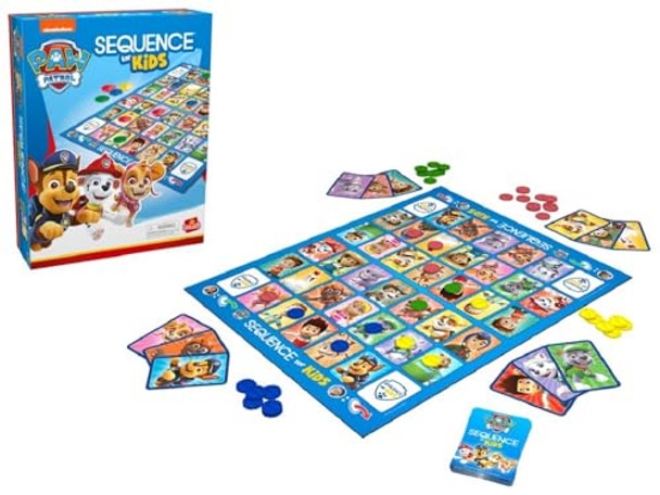 Goliath Paw Patrol Sequence For Kids Easy To Play Matching Game Of 4-In-A-Row Featuring Paw Patrol Characters 2-4 Players, Ages 3+